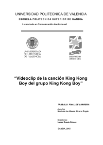 Videoclip de la canción King Kong Boy del grupo King Kong Boy