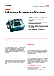 PMM 1 Instrumento de medida multifuncional