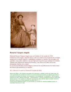 Mª Rosario Vázquéz Angulo - Biografía de Mujeres Andaluzas