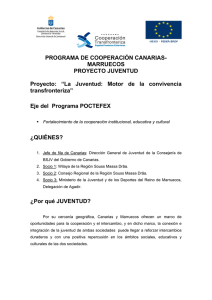 PROGRAMA DE COOPERACIÓN CANARIAS