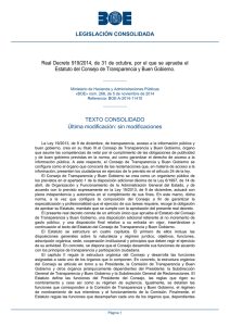Real Decreto 919/2014, de 31 de octubre, por el que se