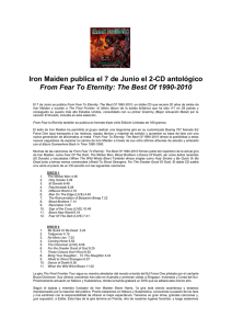 Iron Maiden publica el 7 de Junio el 2