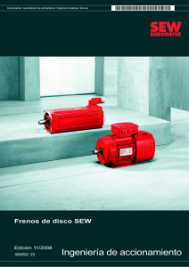 Frenos de Disco SEW: Manual T&eacute;cnico de Ingenier&iacute;a de Accionamiento