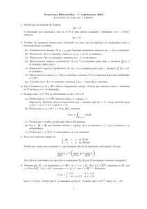 Ecuación de Laplace y Poisson.