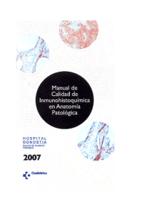Manual de calidad de inmunohistoquímica