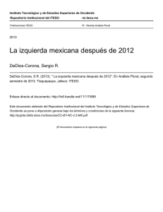 La izquierda mexicana después de 2012 - ReI