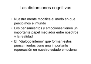 Las distorsiones cognitivas