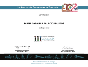 diana catalina palacios bustos - Asociación Colombiana de Zoología