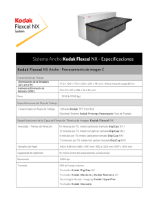 Sistema Ancho Kodak Flexcel NX