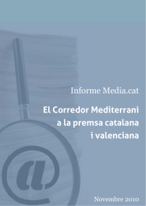 Informe Corredor Mediterrani