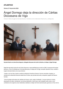 el relevo en la prensa - Diocese de Tui-Vigo