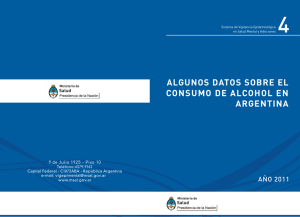 algunos datos sobre el consumo de alcohol en argentina