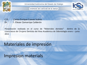 Materiales de Impresión - Universidad Autónoma del Estado de