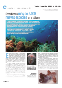 nuevas especies en el abismo - Universidad Complutense de Madrid