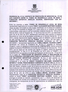 Page 1 ALCALDA MAYOR DE BOGOTA D.C. GOBIERNO