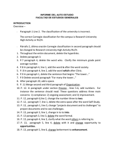 Paragraph 1 Line 2. The classification of the university is incorrect