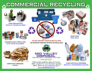 do not deposit trash in recycle bin! no deposite