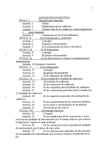 Ordenanza Reguladora de Actividades Funerarias