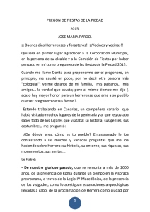 Texto del pregón de José María Pardo