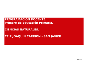 Ciencias Naturales - CEIP Joaquín Carrión Valverde