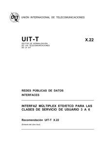 UIT-T Rec. X.22 (11/88) Interfaz múltiplex ETD/ETCD para las