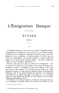 L` émigration basque
