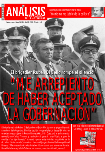 El brigadier Rubén Di Bello rompe el silencio