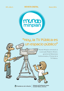 “Hoy, la TV Pública es un espacio público”