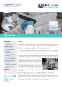 Vitaminas - Merieux Nutriscience