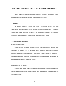 41 CAPÍTULO 4. PROPUESTAS PARA EL NUEVO PROCESO DE