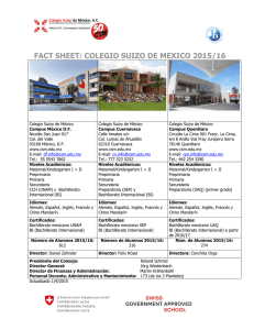 Versión Español - Colegio Suizo de México