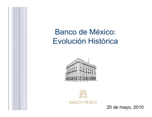 Banco de México: Evolución Histórica