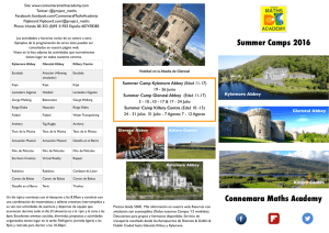 Brochure Summer 2016 Spanish