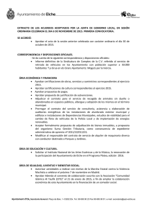 Extracto Acuerdos JGL 6-11-2015