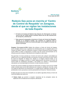Redexis Gas pone en marcha el `Centro de Control de Respaldo` en