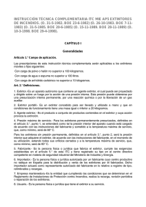 03ES16_ITC MIE AP 005 - Extintores Barcelona