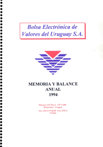 Bolsa Electr6nica de Valores del Uruguay SA 1.ppr.