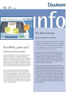 The News Group DocuWare, ¿para qué?