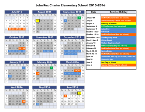 John Rex Charter Elementary School 2015-2016