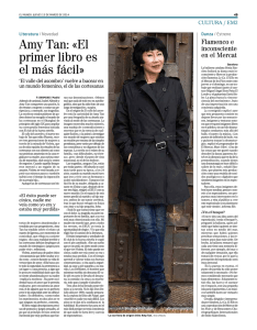 Amy Tan: «El primer libro es el más fácil