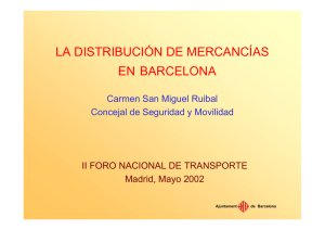la distribución de mercancías en barcelona