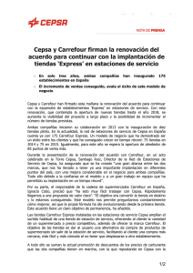 Cepsa y Carrefour firman la renovación del acuerdo para continuar