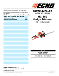 HC-152 Hedge Trimmer