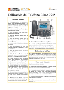 Utilización del Teléfono Cisco 7945