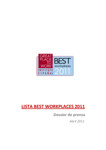 lista best workplaces 2011