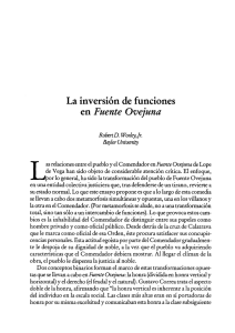 pdf La inversión de funciones en "Fuente Ovejuna"