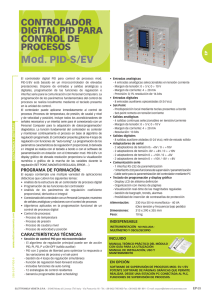 Mod. PID-S/EV - Elettronica Veneta