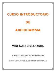 curso introductorio de abhidhamma