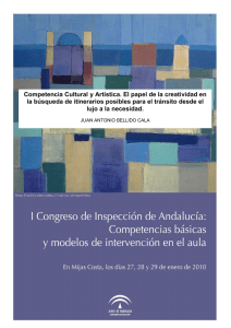 Competencia Cultural y Artística. El papel de la creatividad en la