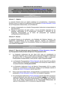 directiva nº 005 -2012-ef/50.01 directiva para la evaluación